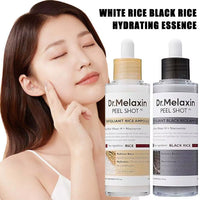Korean Dr. Melaxin White & Black Rice Exfoliating Essence Gentle Moisturizing Hydrating Softening Skin Care Serum